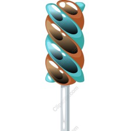 Twisted Candy Lollipop