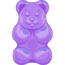 Purple Gummy Bear