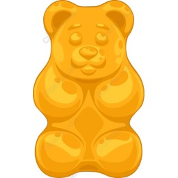 Golden Gummy Bear