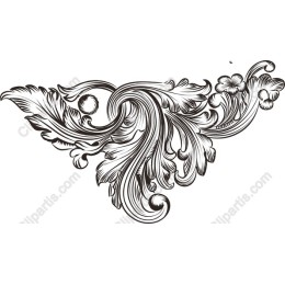 Vintage Floral Ornament