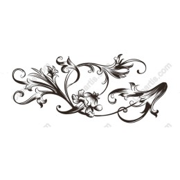 Elegant Floral Vine