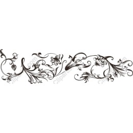 Floral Swirl Decorative