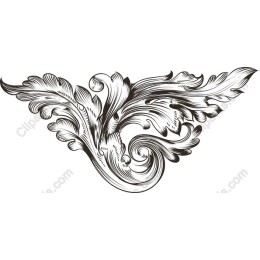 Elegant Floral Swirl