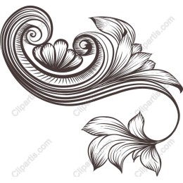 Intricate Floral Swirl