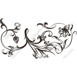 Elegant Floral Swirl