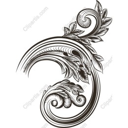 Ornate Floral Swirl work