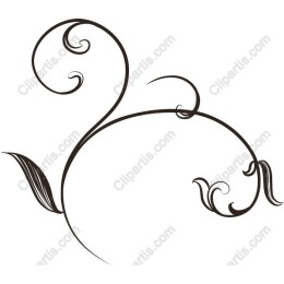 Elegant Floral Swirl