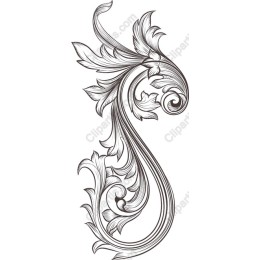 Elegant Floral Ornament