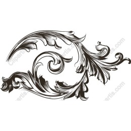 Elegant Black Flourish
