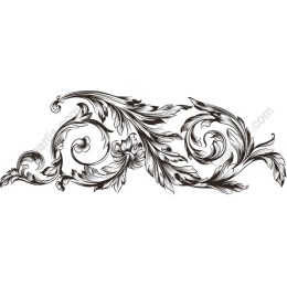 Ornate Floral Scroll