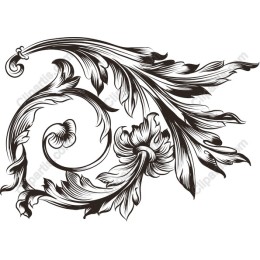 Elegant Floral Swirl
