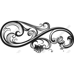 Elegant Floral Swirl