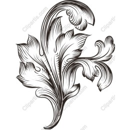 Elegant Floral Ornament