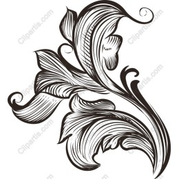 Elegant Black and White Floral