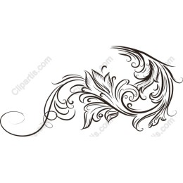 Elegant Floral Swirl
