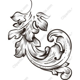 Elegant Floral Swirl