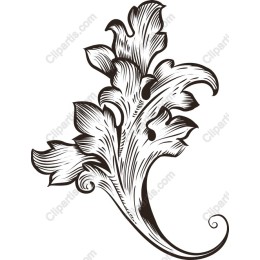 Elegant Leaf Motif