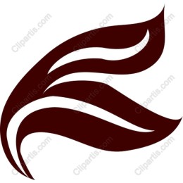 Elegant Stylized Leaf