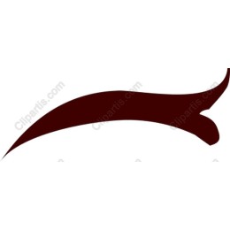 Elegant Brown Curved Line