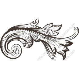 Elegant Leaf Flourish