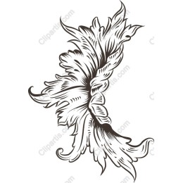 Elegant Hand-Drawn Leaf