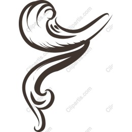 Elegant Swirling Motif