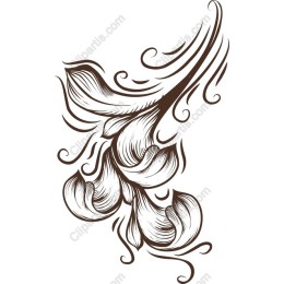 Elegant Floral Swirl