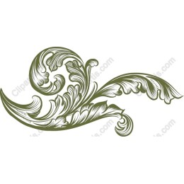 Elegant Floral Swirl