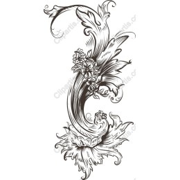 Elegant Floral Scroll