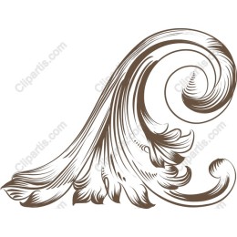 Elegant Floral Swirl
