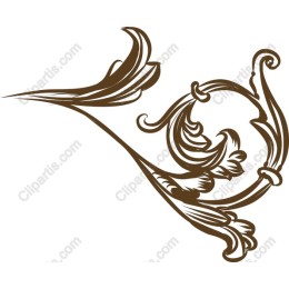 Elegant Floral Element