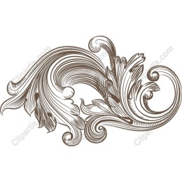 Intricate Floral Swirl