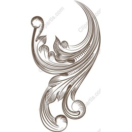 Elegant Floral Ornament