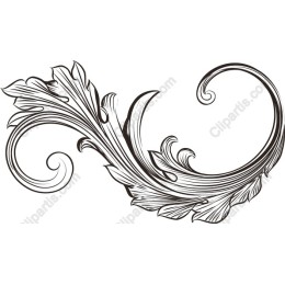 Elegant Floral Ornament