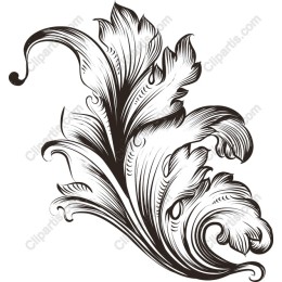 Elegant Floral Ornament
