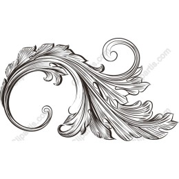 Ornate Leaf Elegance