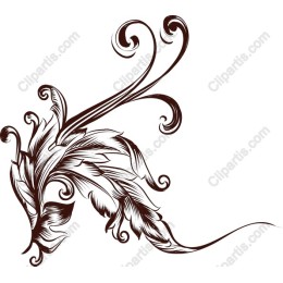 Elegant Floral Ornament
