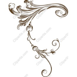 Elegant Floral Swirl
