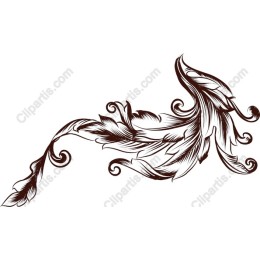 Vintage Floral Swirl