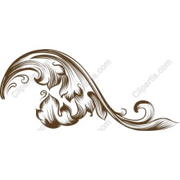 Elegant Floral Swirl