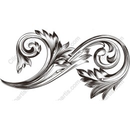 Elegant Floral Swirl