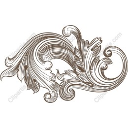Floral Elegance Swirl