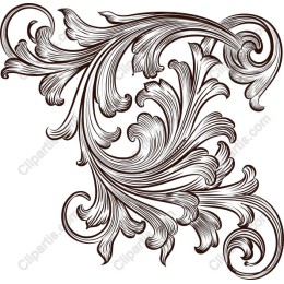 Elegant Floral Swirl