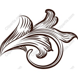Elegant Floral Swirl
