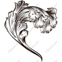 Elegant Floral Swirl
