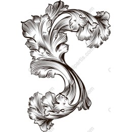 Elegant Floral Swirl