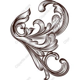 Elegant Floral Ornament