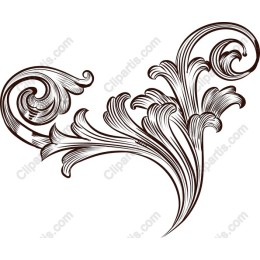 Elegant Floral Swirl