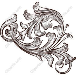 Elegant Floral Ornament
