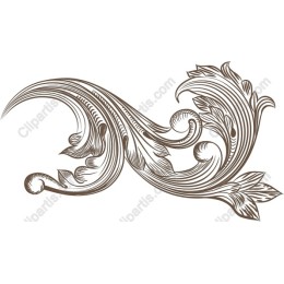 Elegant Floral Swirl